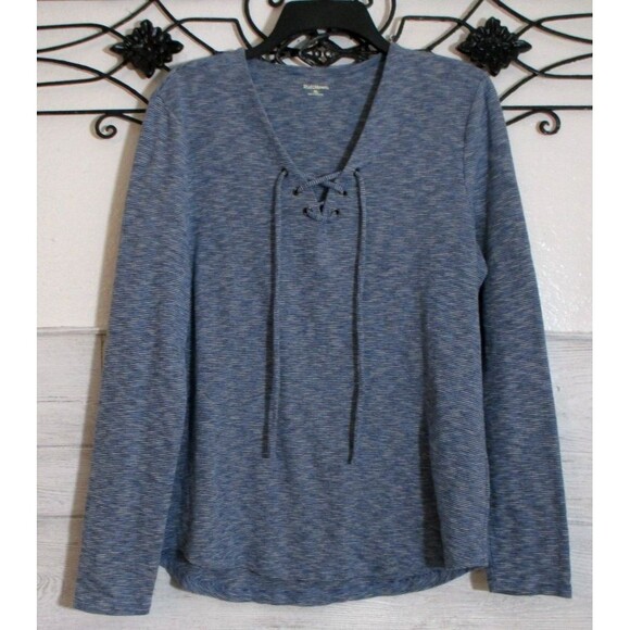 Ruff Hewn Tops - Ruff Hewn Women's Top Size XL Long Sleeve V Neck Blue